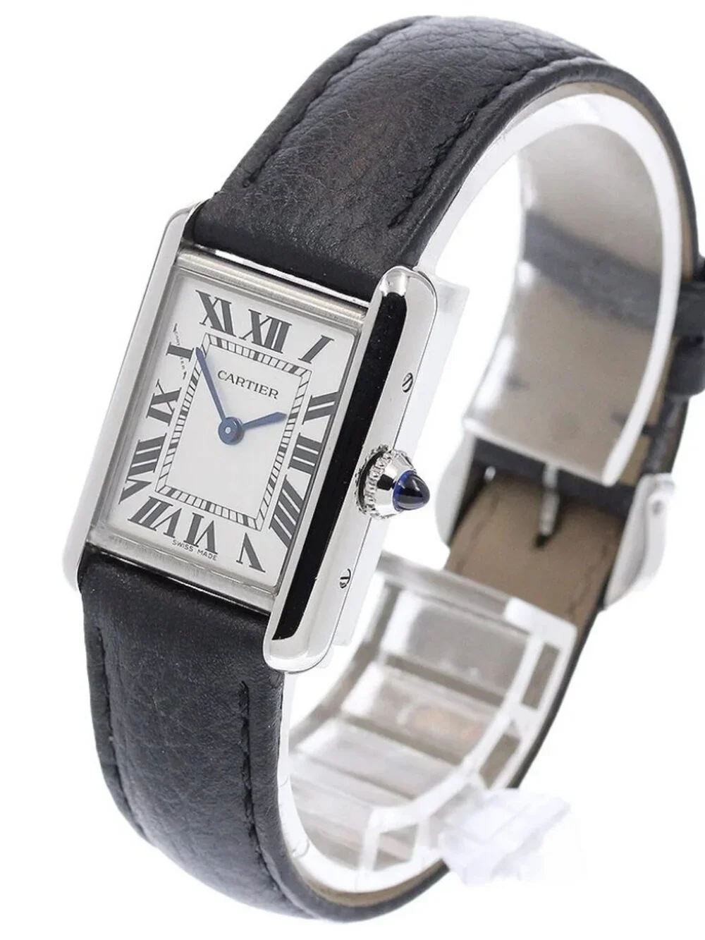 CARTIER Tank mast SM Silver Dial Quartz Ladies Watch_966528